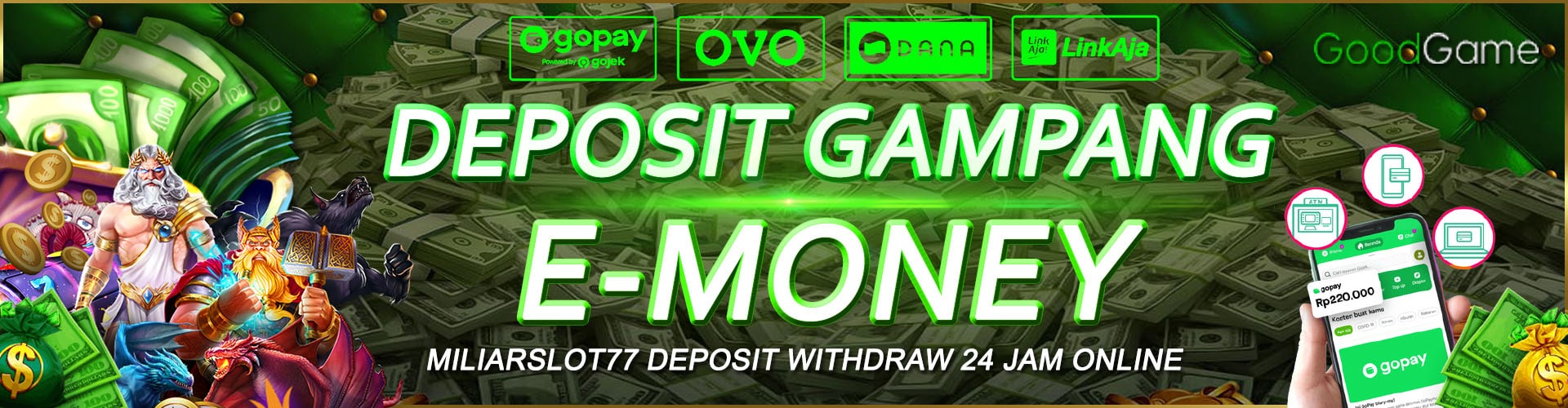 Miliar Slot77 Slot Online 5000 Deposit Tanpa Potongan Terbaik dan Terpercaya