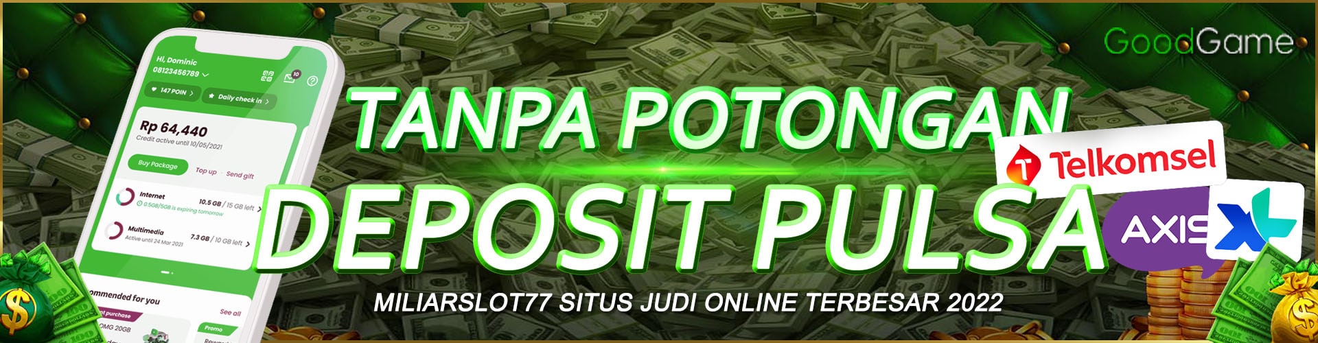 Miliar Slot77 Slot Deposit Online 5000 Rupiah Tanpa Potongan Terbaik